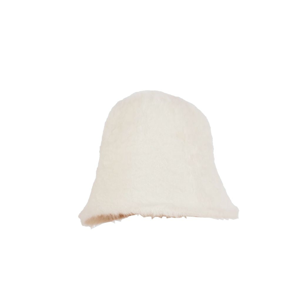 White Mohair Hat