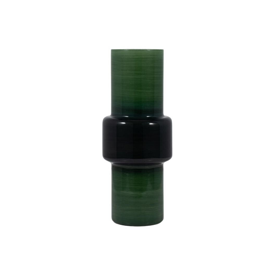 Modern Cylinder Vase, Green