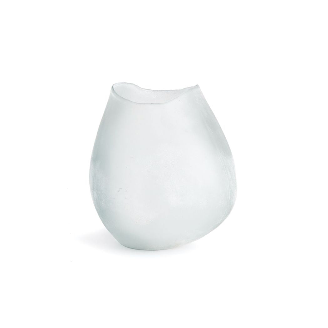 Frosted Glass Vase- Set of 3
