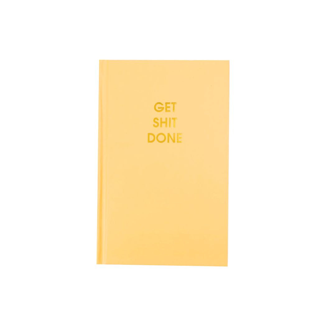"Get Shit Done"- Orange Hardcover Journal