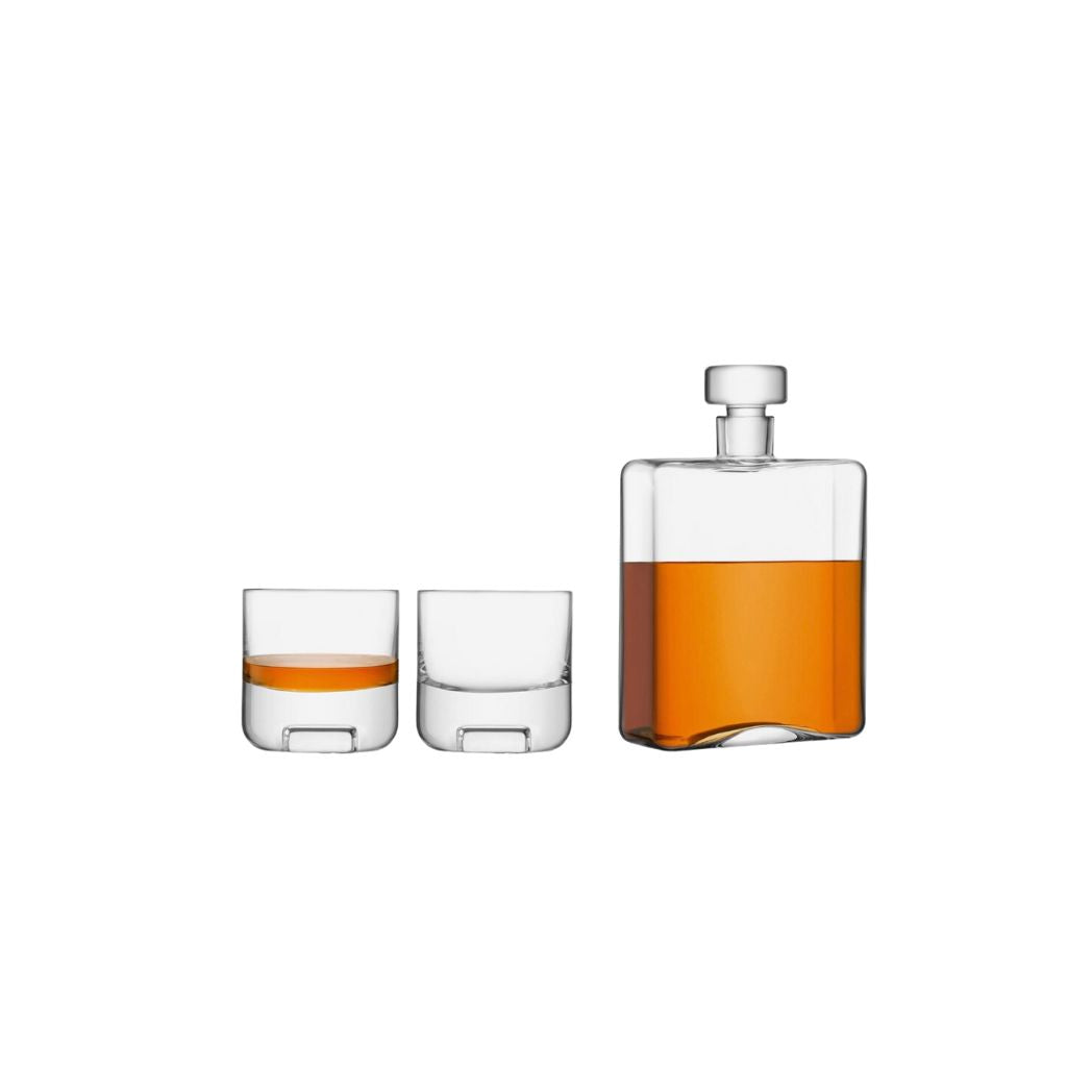 Whiskey Set of 3 Clear