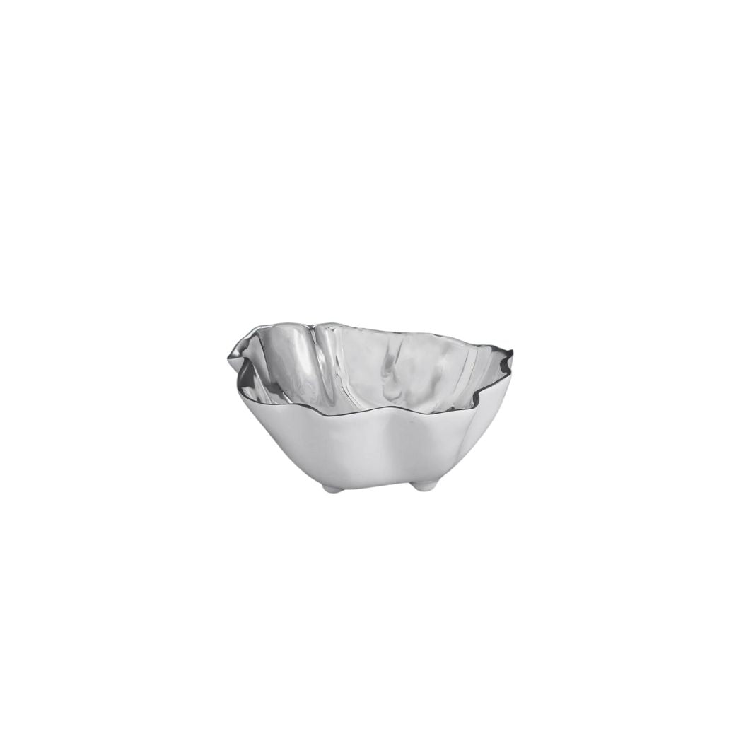 Small White & Silver Bowl