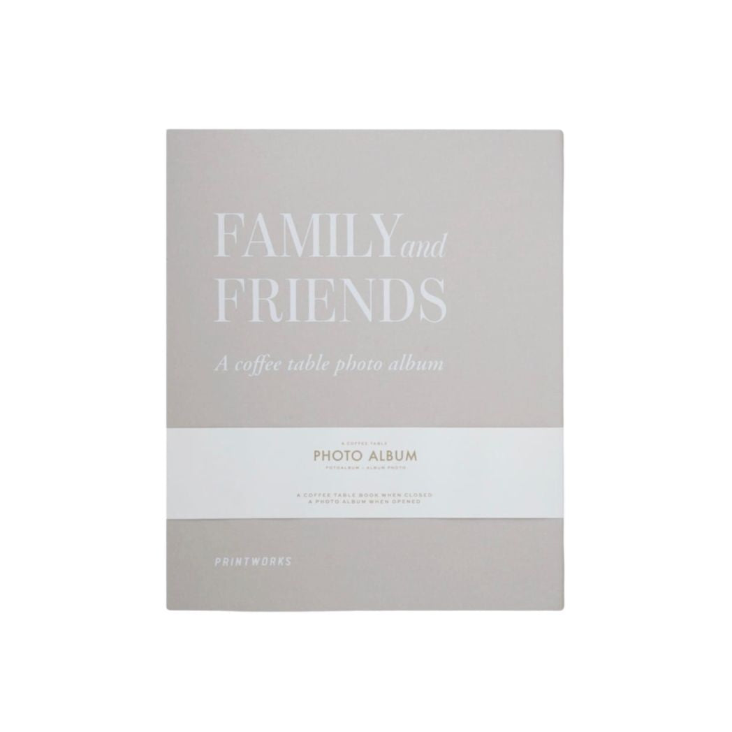 Family and Friends Photo Storage Book