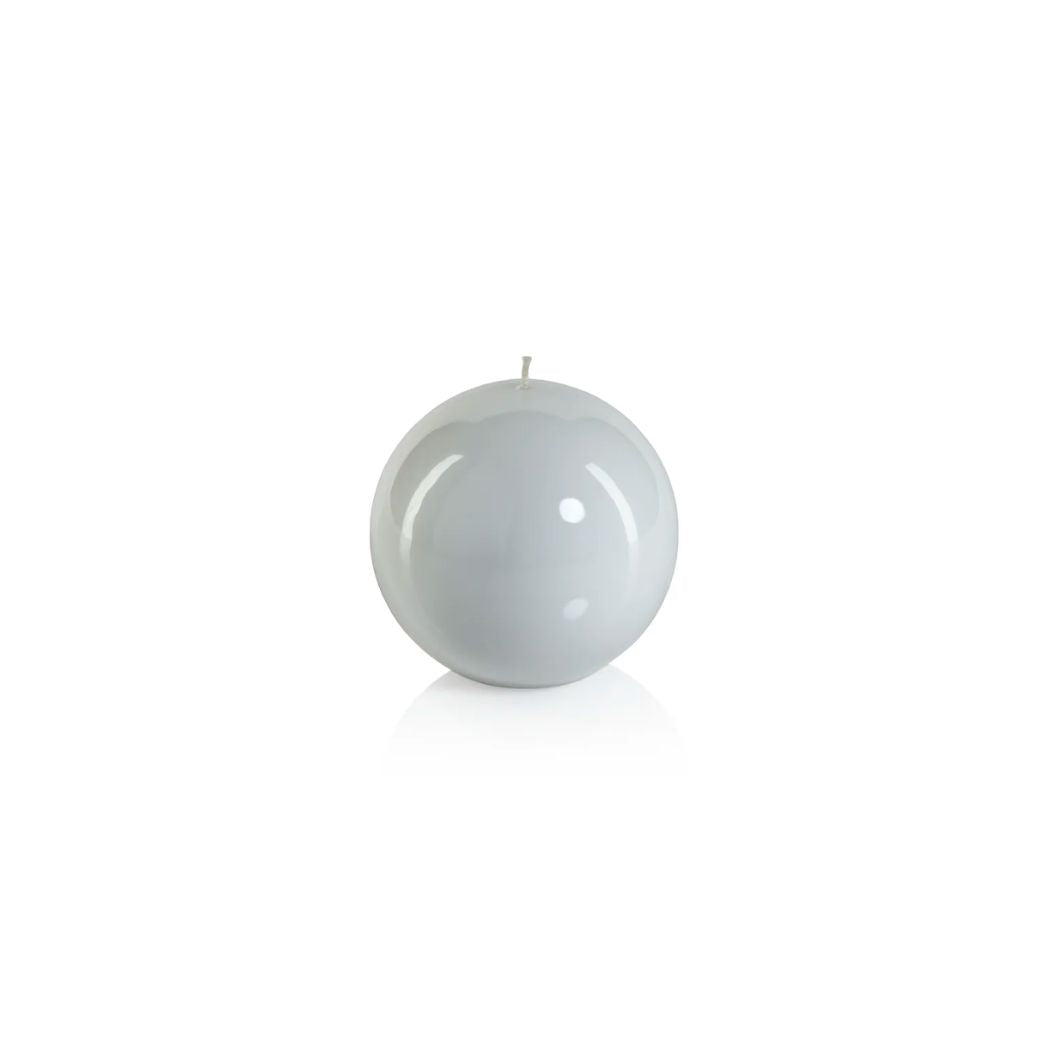 White Lacquer Ball Candle