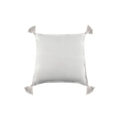 Montauk White Linen Pillow by Pom Pom at Home - Pair