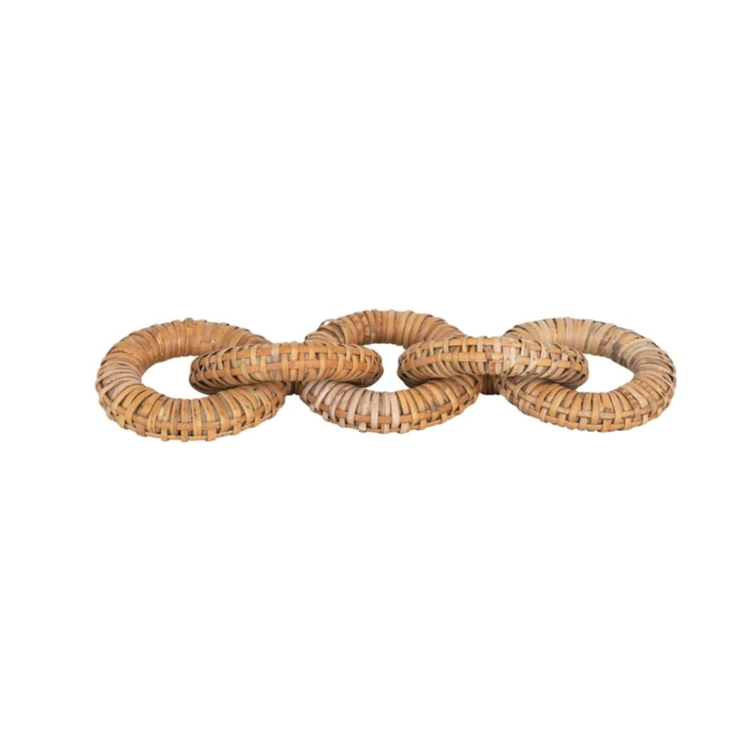Rattan Wrapped Links