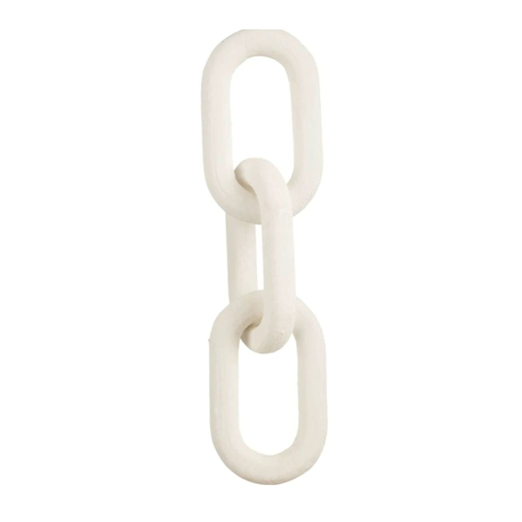 Decorative Wooden Links (white)