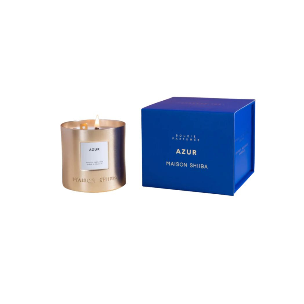 Azur Message Candle