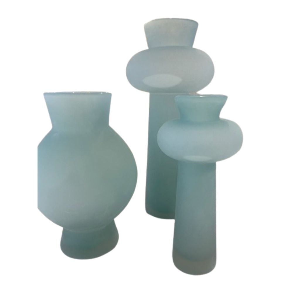 Light Blue Sleek Vase