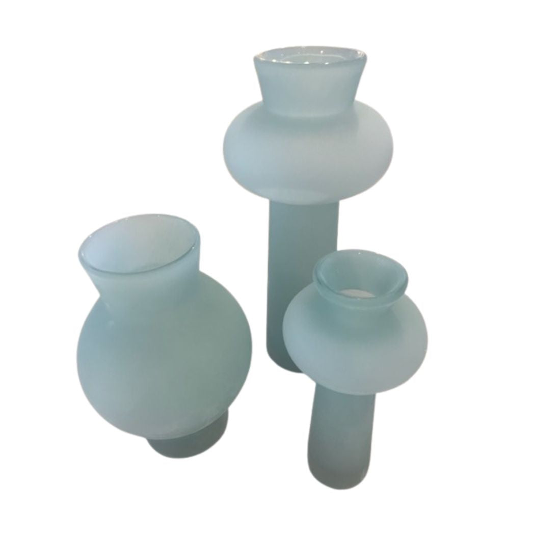 Light Blue Sleek Vase