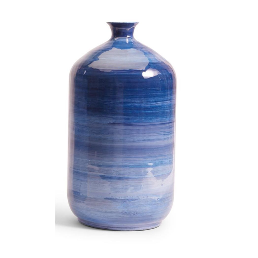 Blue Tone Enamel Decorative Vase
