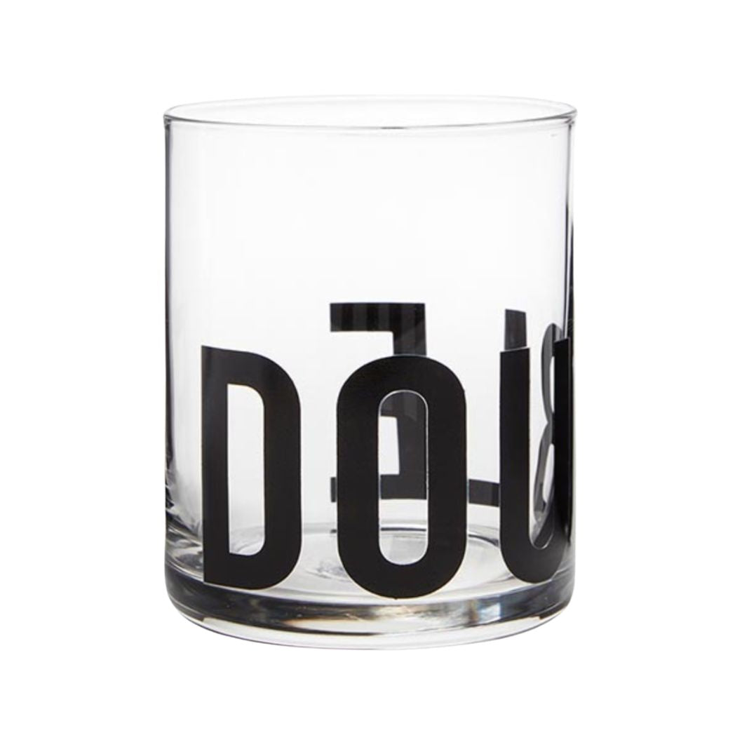 Double Old Fashion Glasses, Whiskey, Cheers, Double and Chill - Set of 4
