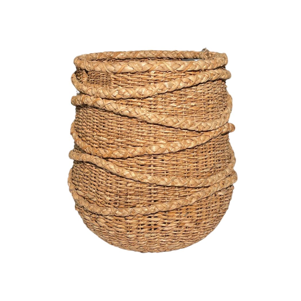 Handmade Seagrass Round Basket
