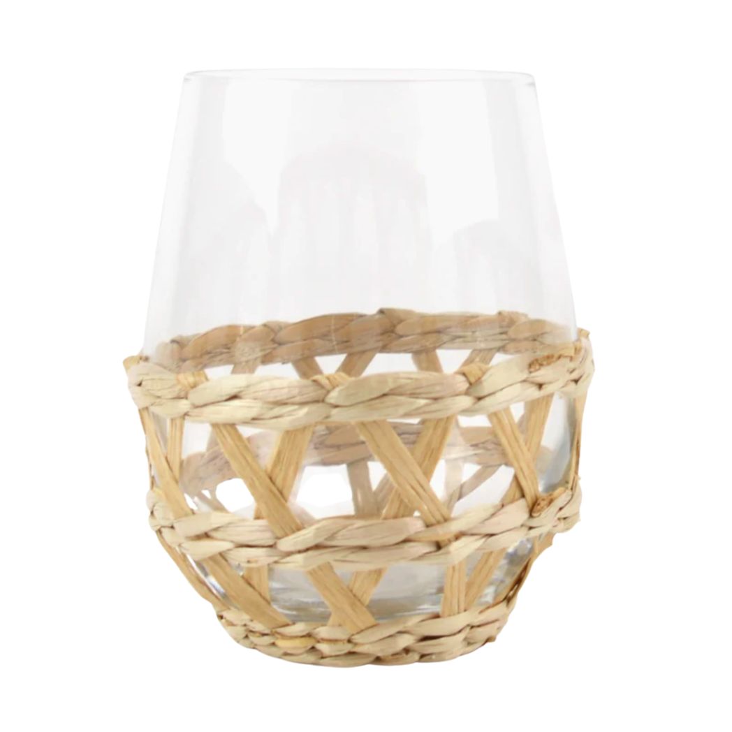 Stemless Wine Glass Natural- Set of 4