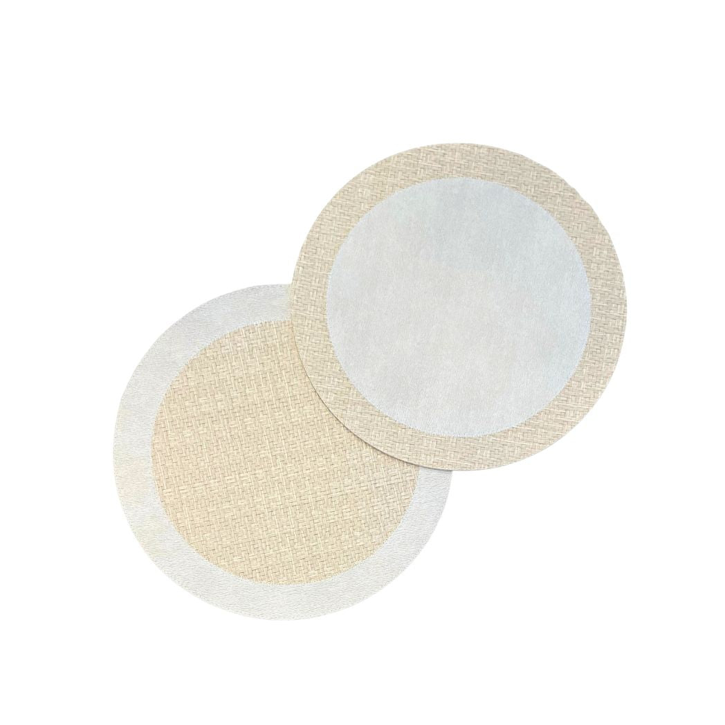 Wicker Reversible Placemats- Set of 4
