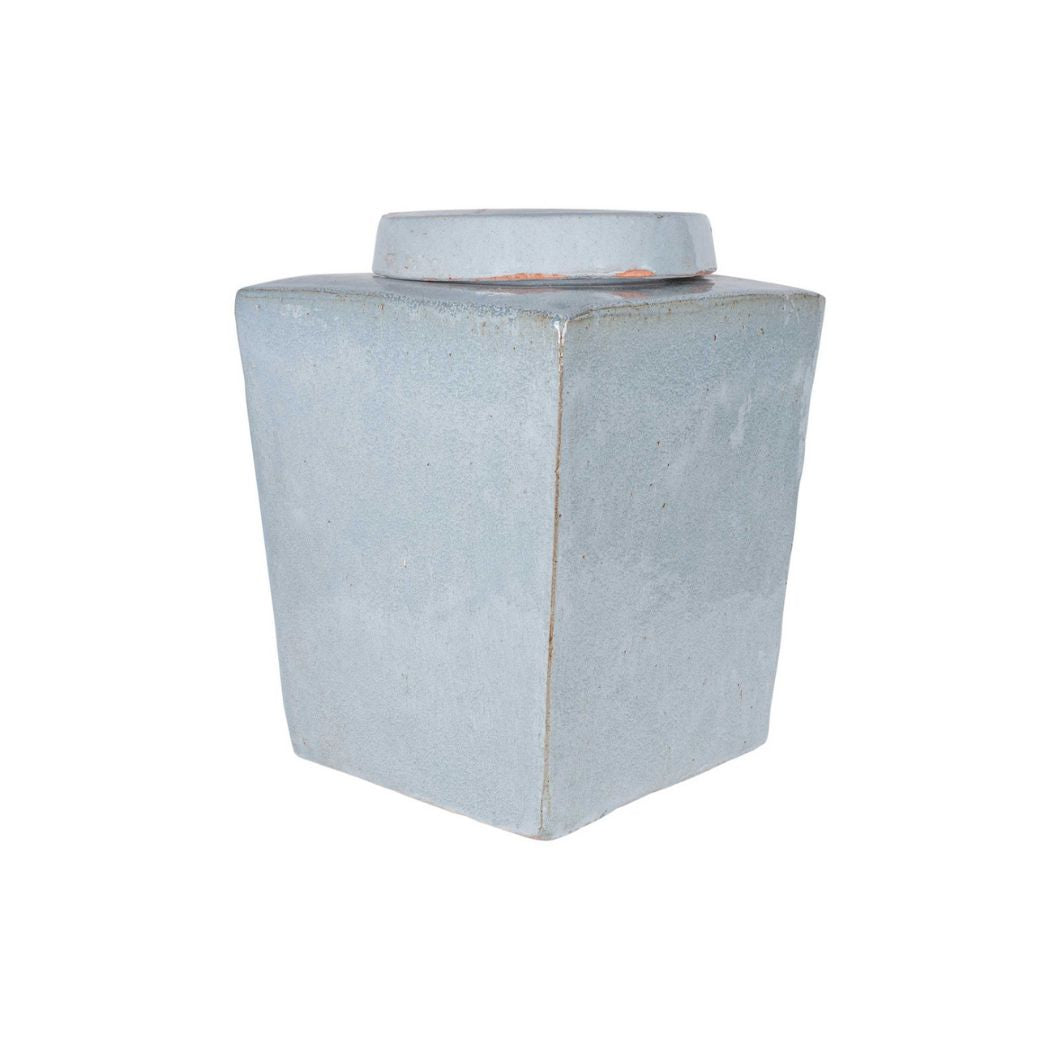Ceramic Stone Box with Lid- 2 sizes