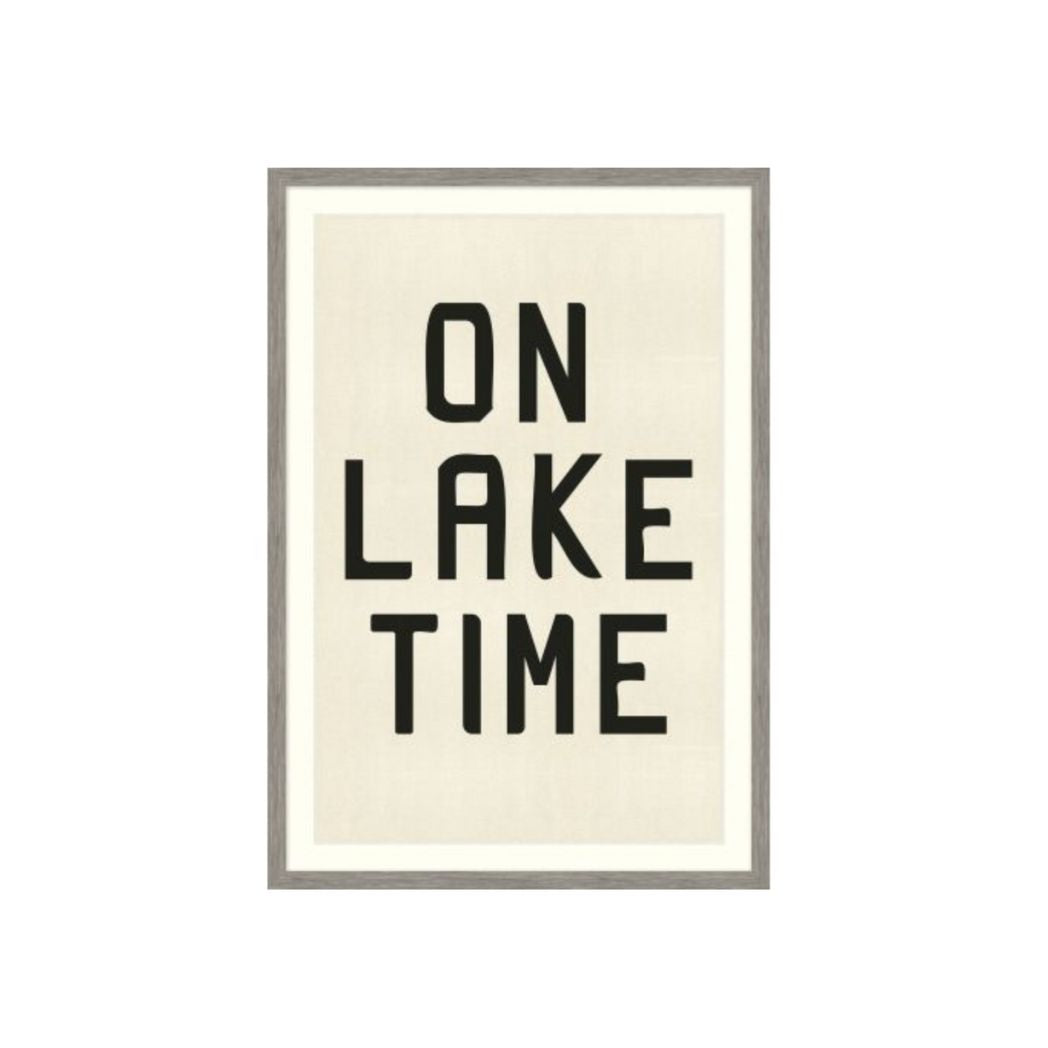 On Lake Time Art
