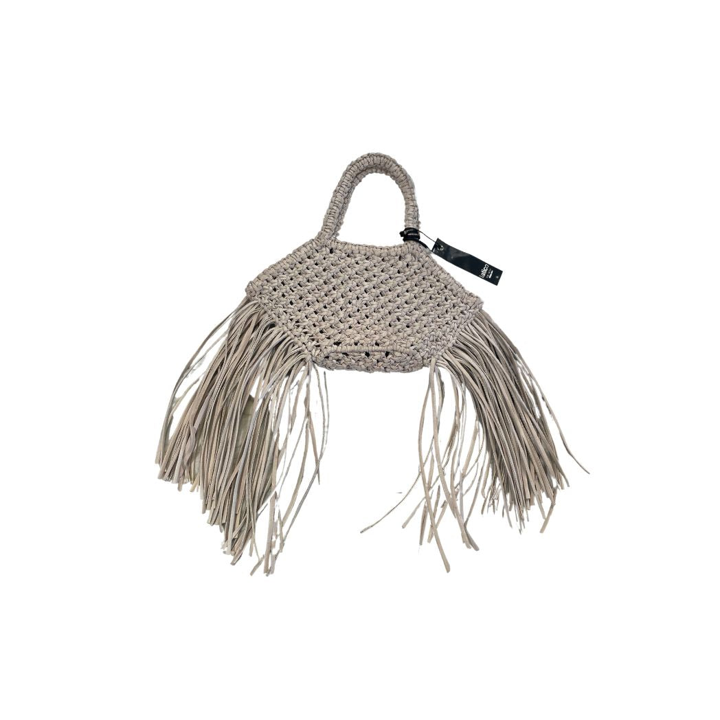Woven Fringe Clutch by Latico Leathers