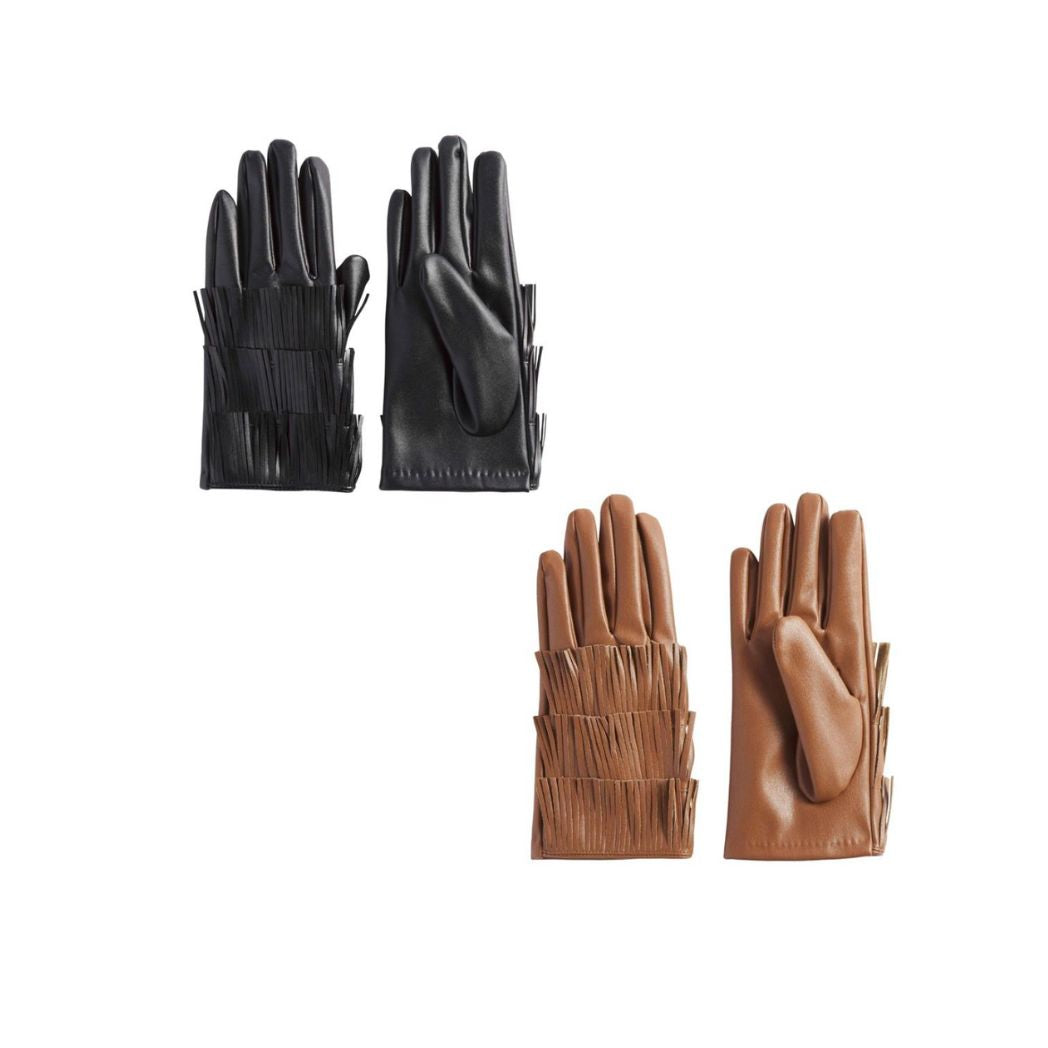 Fringe Vegan Gloves- 2 Colors Available