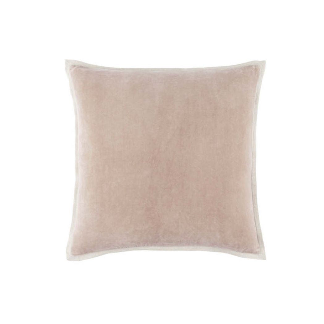 Velvet and Linen Pillow
