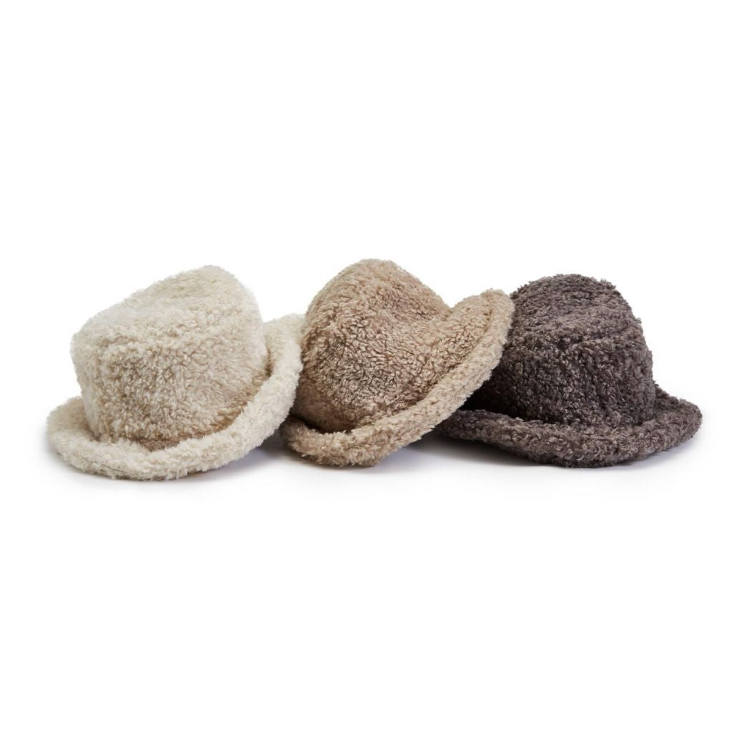 Curly Sherpa Texture Bucket Hat