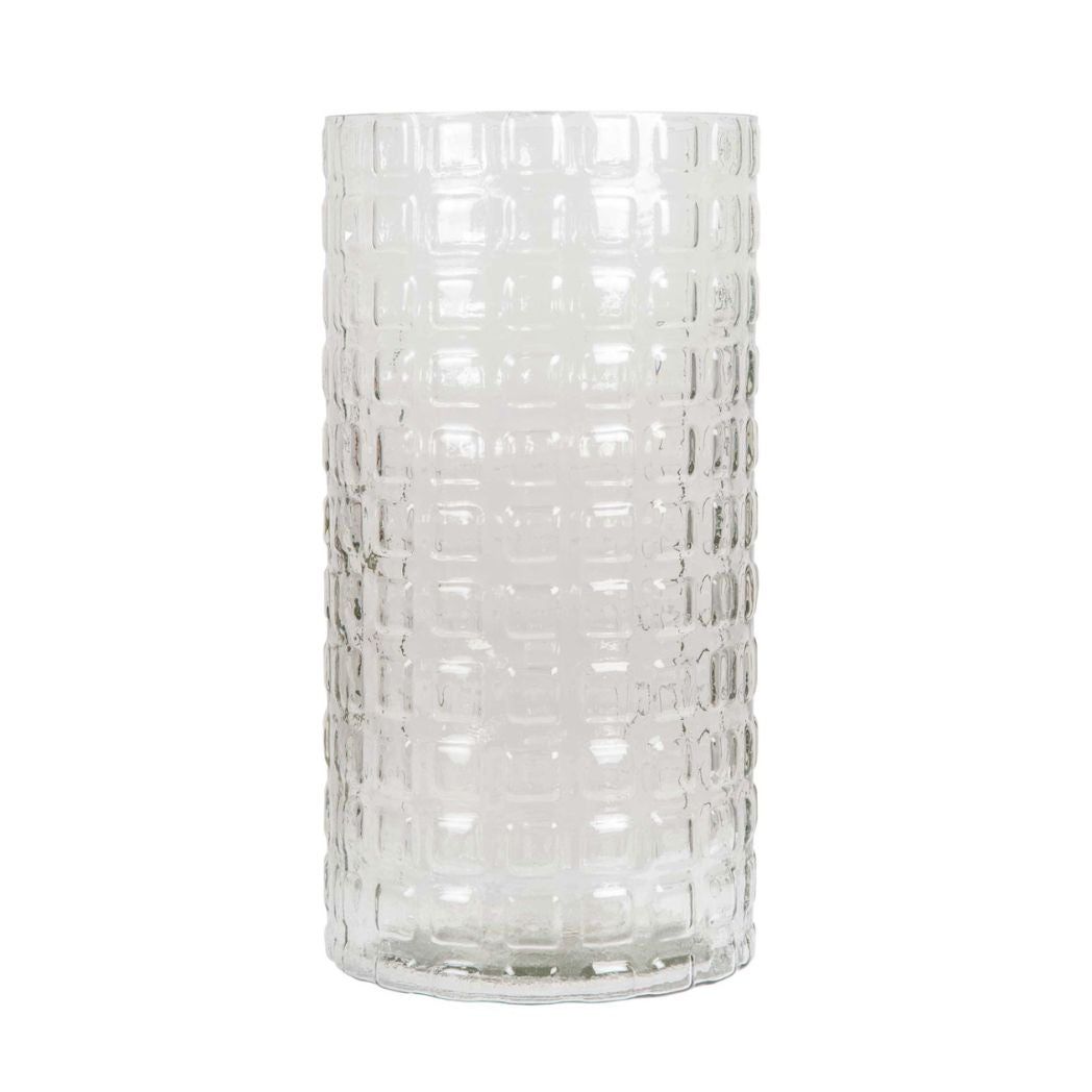 Textured Clear Vases