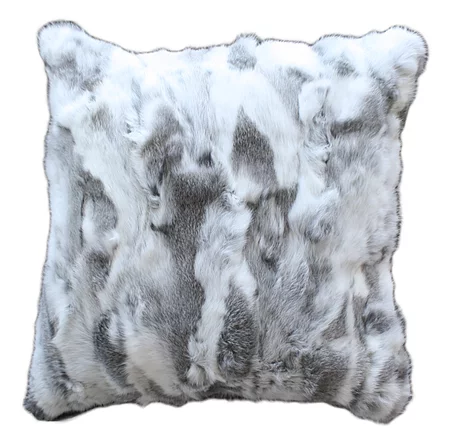 Rabbit Fur Pillow