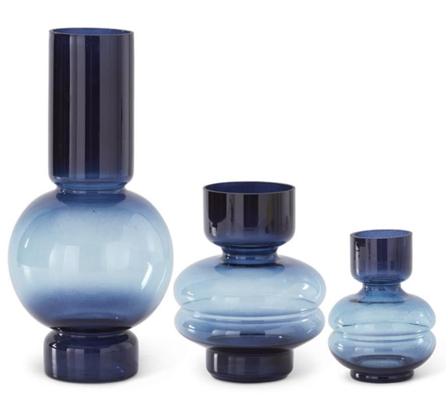 Blue 2 Tone Vases